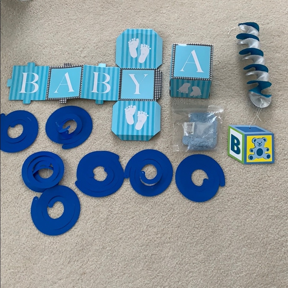 It’s A Boy! Assorted Baby Shower Decorations